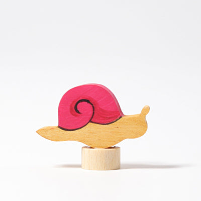Decorative Figure Pink Snail-Grimm's-Yes Bebe