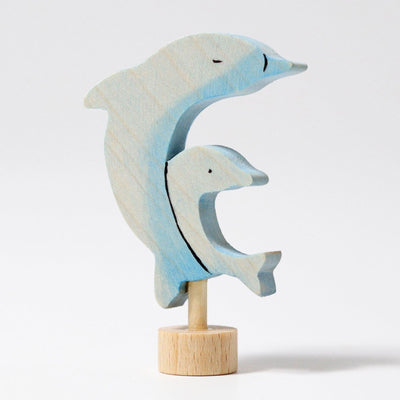 Decorative Figure Two Dolphins-Grimm's-Yes Bebe