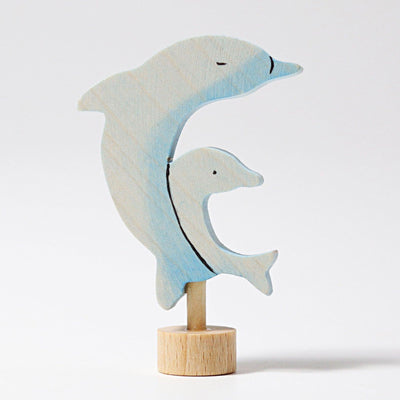 Decorative Figure Two Dolphins-Grimm's-Yes Bebe