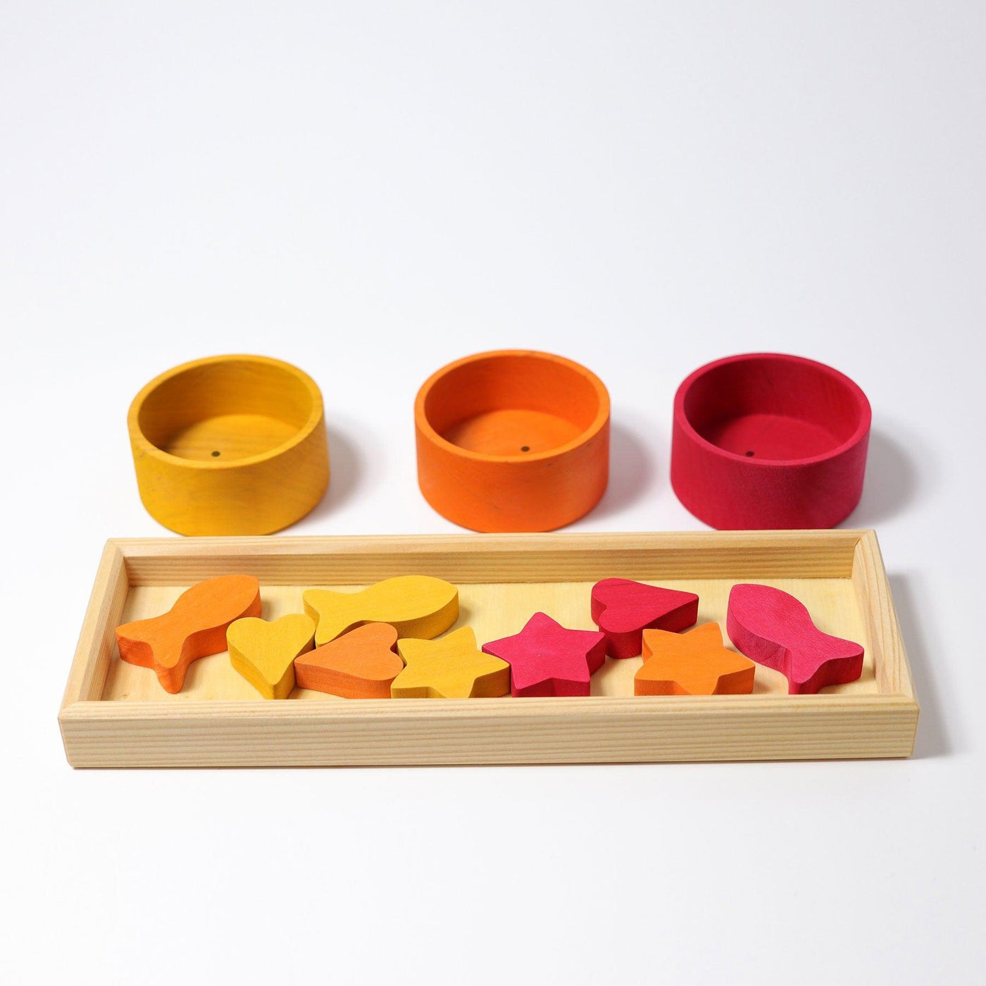 Rainbow Bowls Sorting Game-Grimm's-Yes Bebe