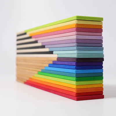 Rainbow Building Boards-Grimm's-Yes Bebe