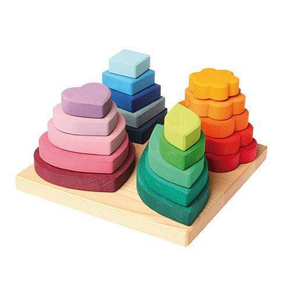 Stacking Game Shapes-Grimm's-Yes Bebe