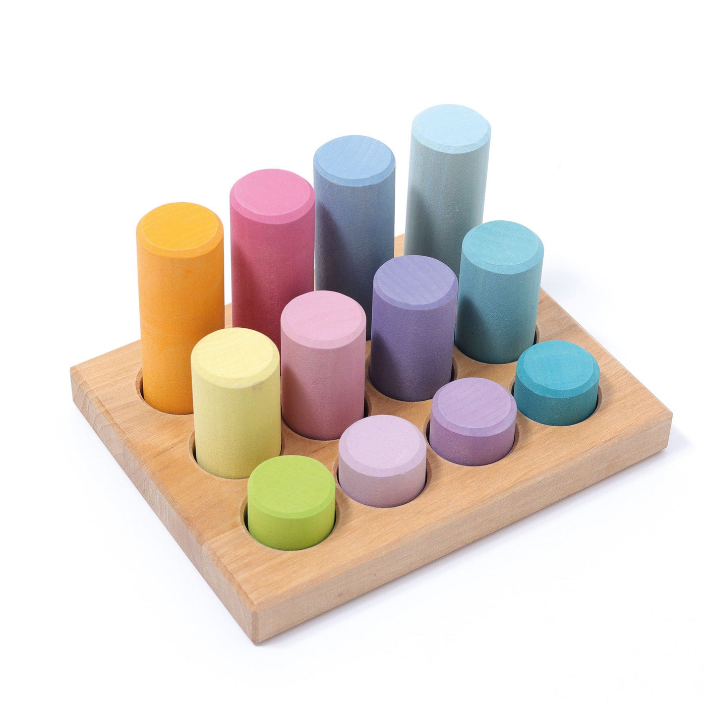 Stacking Game Small Pastel Rollers-Grimm's-Yes Bebe