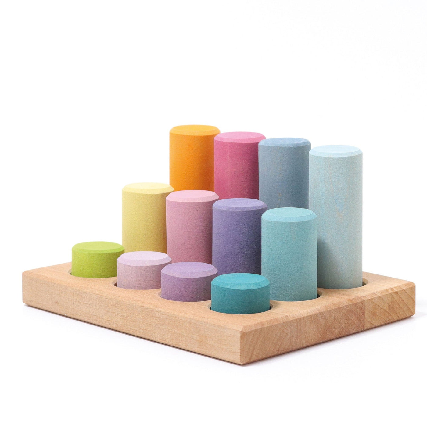 Stacking Game Small Pastel Rollers-Grimm's-Yes Bebe