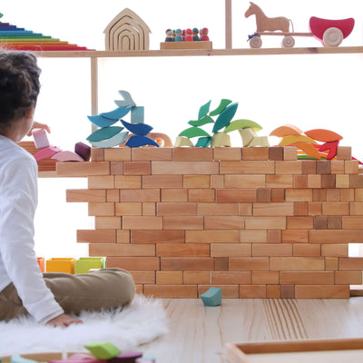 Wooden Building Set - Lara-Grimm's-Yes Bebe