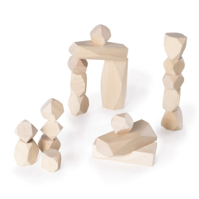 Wooden Stackers Standing Stones by Guidecraft