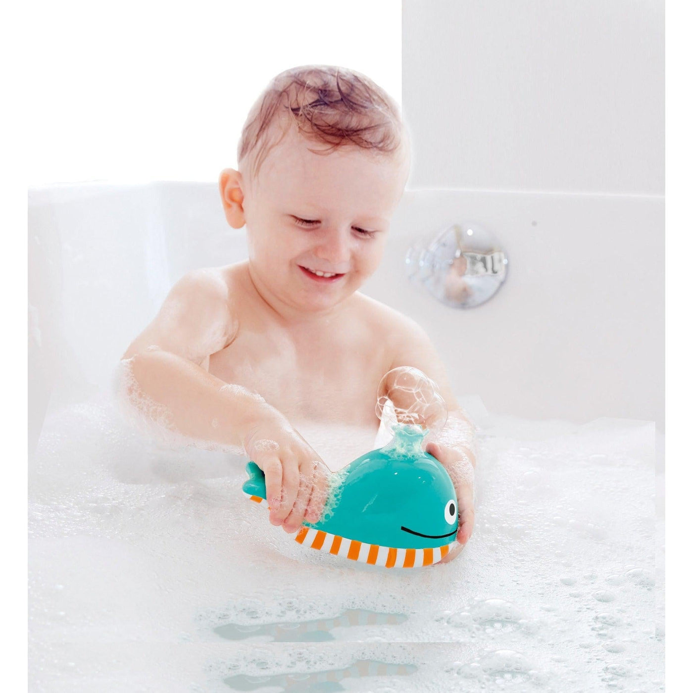 Hape Bubble Maker Whale Bath Toy