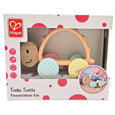 Hape Eltern Turbo Turtle Push Along Toy