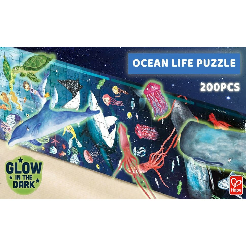 Hape Magic Forest Puzzle 200 Pieces Colorful Giant long puzzle