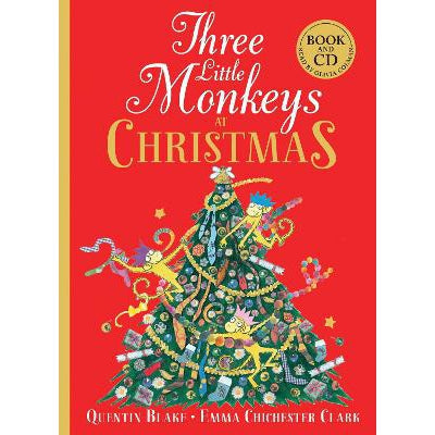 Three Little Monkeys At Christmas: Book & Cd