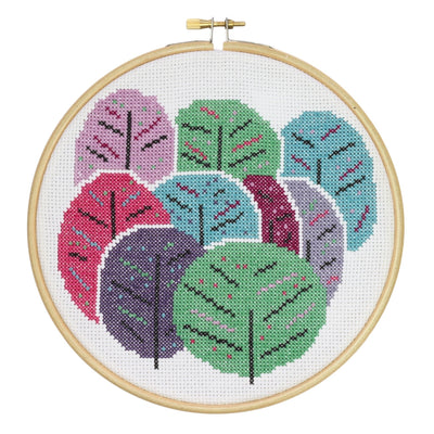 Cross Stitch Kit - Spring Trees