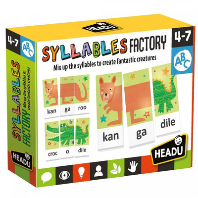 Syllables Factory Learning to Read Game by Headu