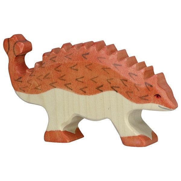 Holztiger Ankylosaurus Wooden Figure