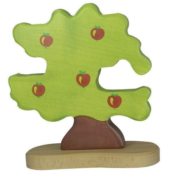Holztiger Apple tree for birds Wooden Figure