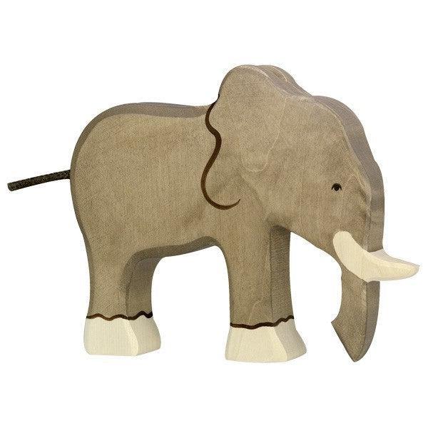 Holztiger Elephant Wooden Figure