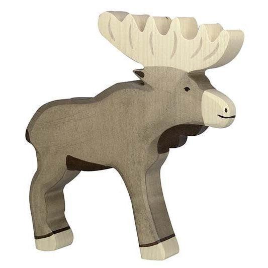 Holztiger Elk Wooden Figure