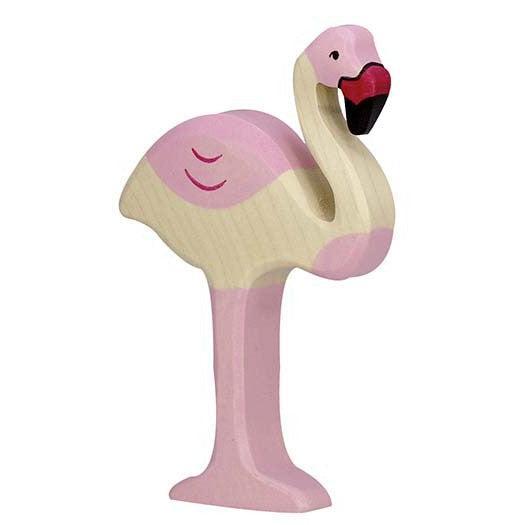 Holztiger Flamingo Wooden Figure