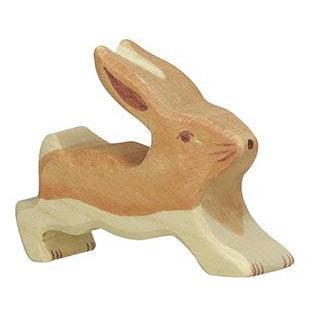Holztiger Small Running Hare Wooden Figure