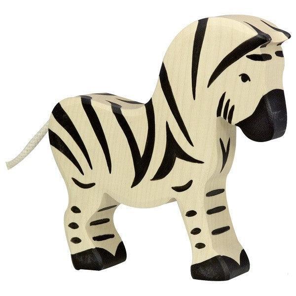 Holztiger Zebra Wooden Figure