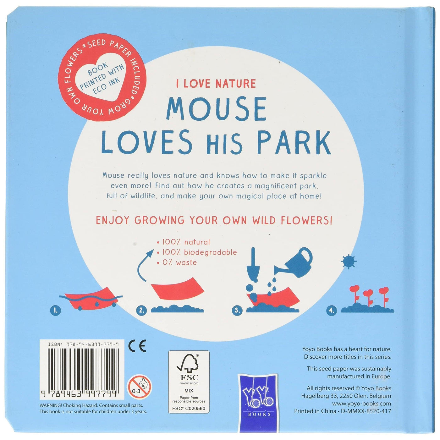 I Love Nature - Mouse Loves His Park - Yoyo Books