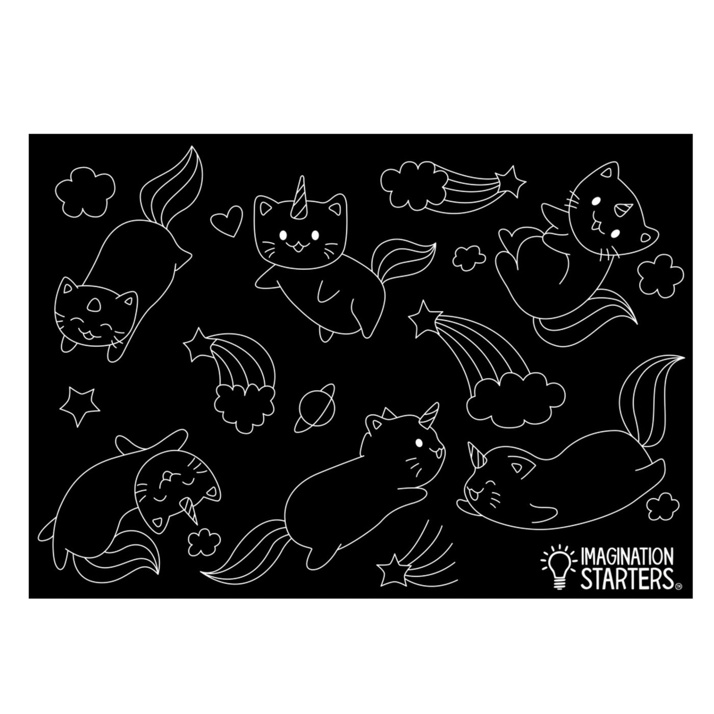 Chalkboard Whimsy Placemat Set of 4