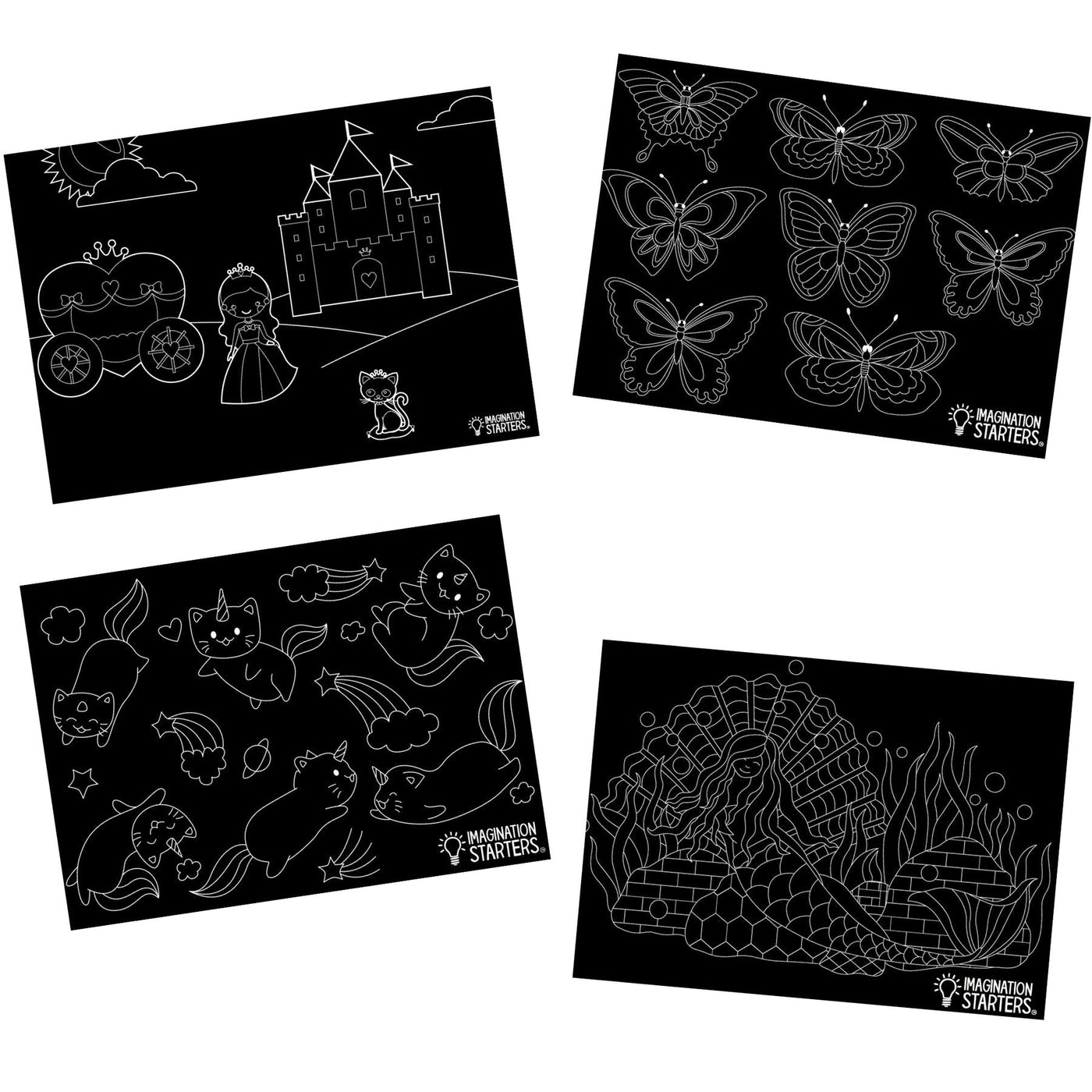 Chalkboard Whimsy Placemat Set of 4