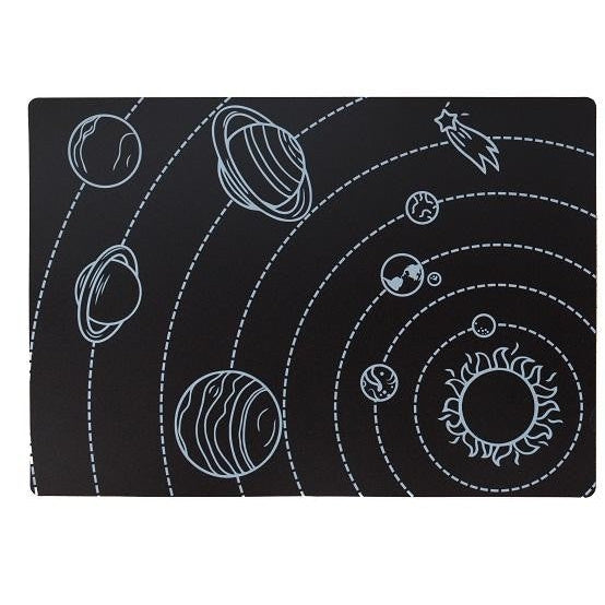 Reusable Chalkboard Placemats - Learning Bag - Set of 4