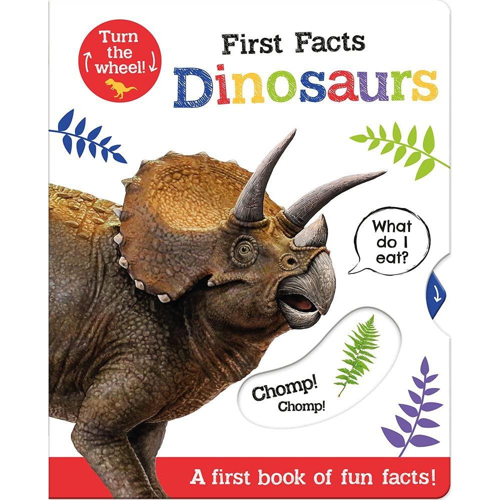 First Facts Dinosaurs (Move Turn Learn (Turn-The-Wheel Books)) - Georgie Taylor & Bethany Carr