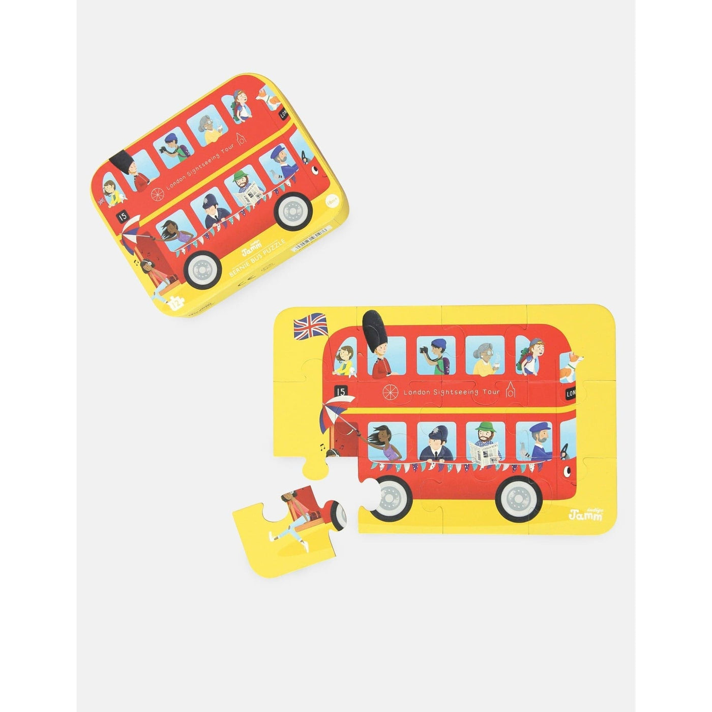 Bernie Bus London Bus Puzzle-Puzzles-Indigo Jamm-Yes Bebe