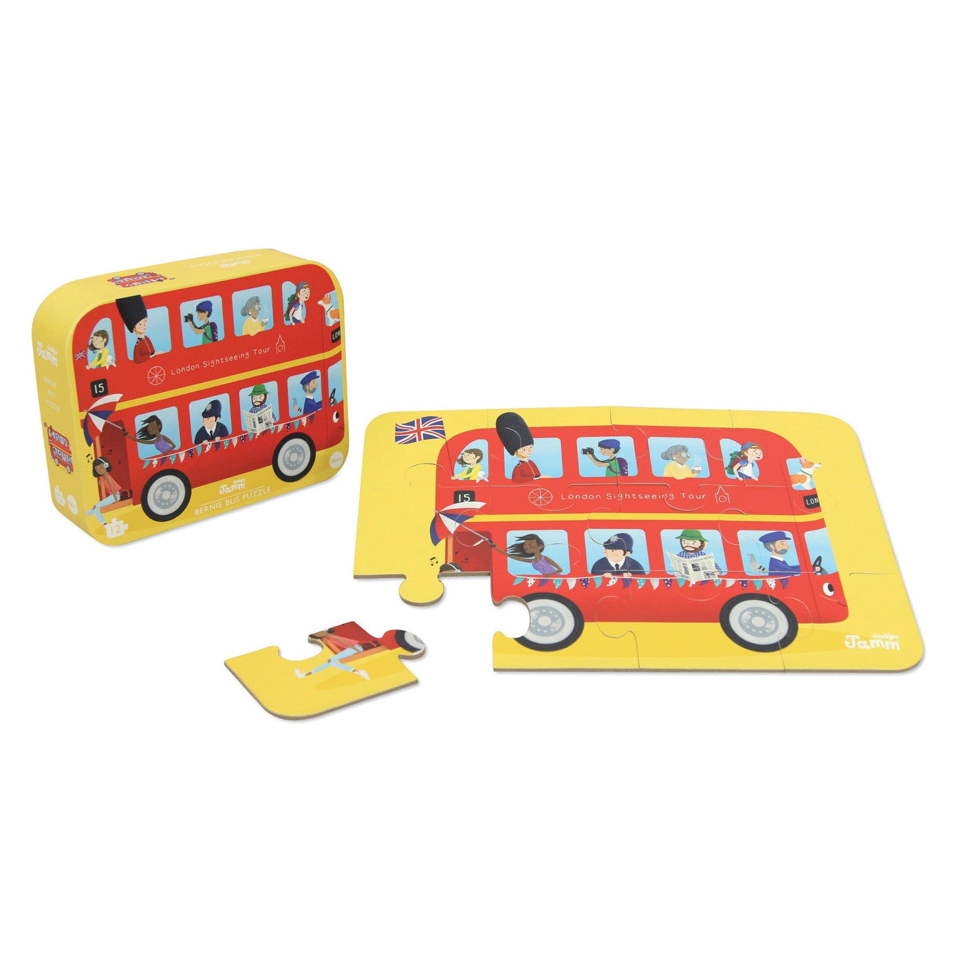 Bernie Bus London Bus Puzzle-Puzzles-Indigo Jamm-Yes Bebe