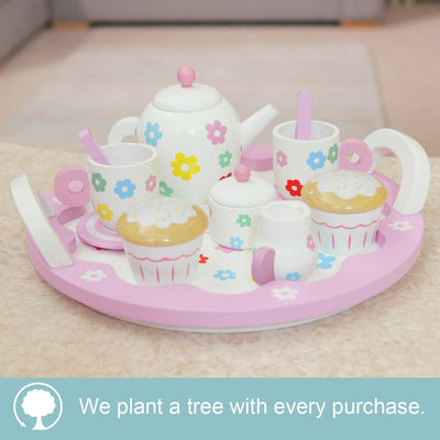 Flower Party Tea Set-Toy Teasets-Indigo Jamm-Yes Bebe