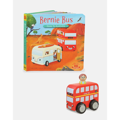 Mini Bernie Bus & Australia Book Bundle-Toy & Book Bundles-Indigo Jamm-Yes Bebe