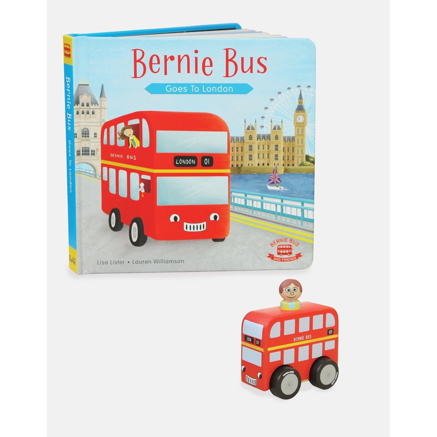 Mini Bernie Bus & Book Bundle-Toy & Book Bundles-Indigo Jamm-Yes Bebe