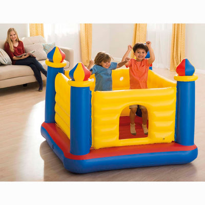Kids Inflatable Bouncer Jump-O-Lene Castle PVC-Intex-Multicolour-Yes Bebe
