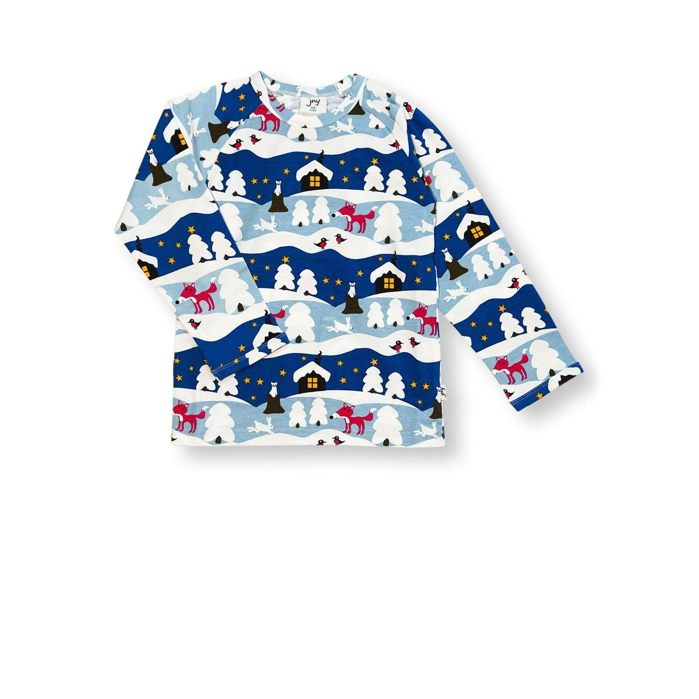 JNY Snow Cottage Long-sleeve Shirt - 6-9 months