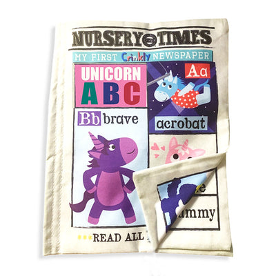My First Crinkly Newspaper: Unicorn ABC