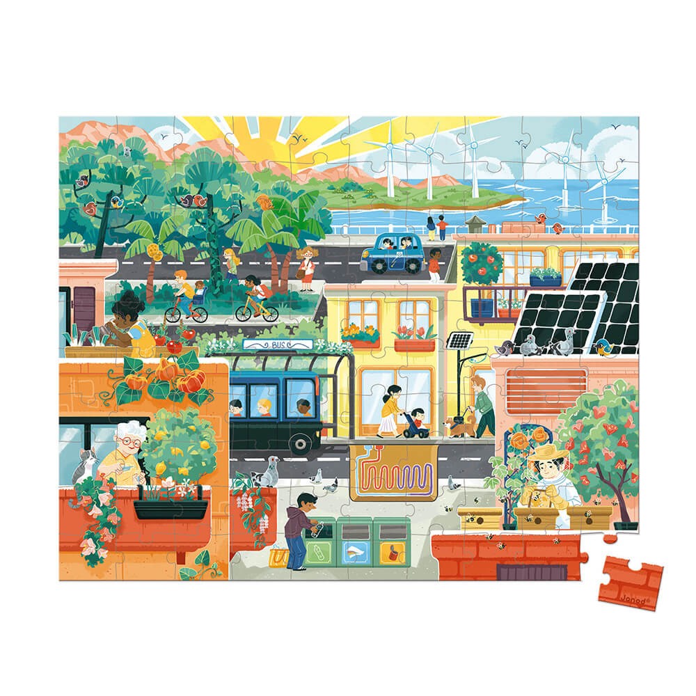 100 Piece Green City Puzzle - in Partnership with WWF®