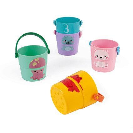 5 Activities Buckets Bath Toy