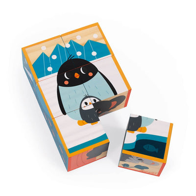 6 Animal Wooden Blocks - In Partnership with WWF®