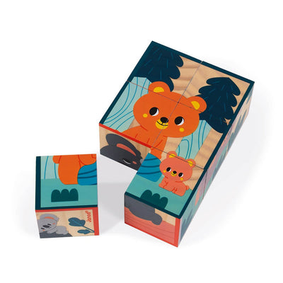 6 Animal Wooden Blocks - In Partnership with WWF®