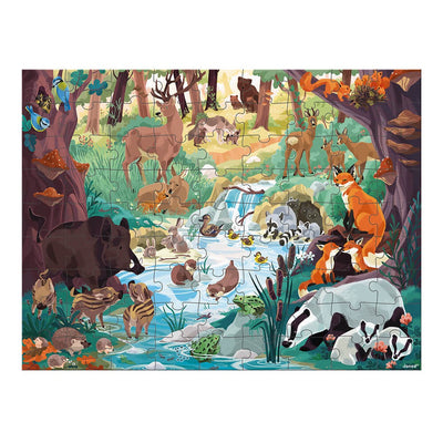81 Piece Animal Footprint Puzzle - in Partnership with WWF®