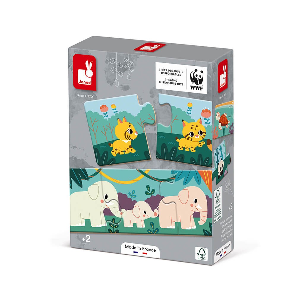 Animal 30 Piece Puzzle Matching Game - in Partnership with WWF®