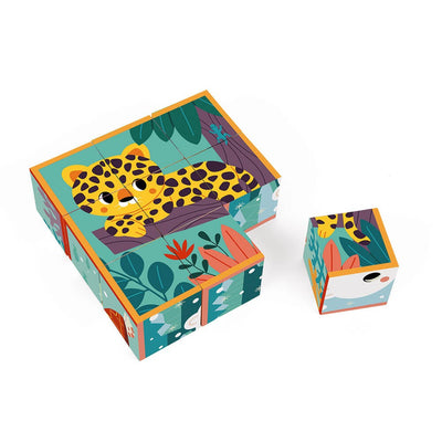 Animal 9 Cardboard Cubed Puzzle Set - In Partnership with WWF®