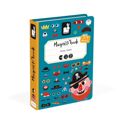 Boy's Crazy Faces Magneti'Book Educational Travel Toy