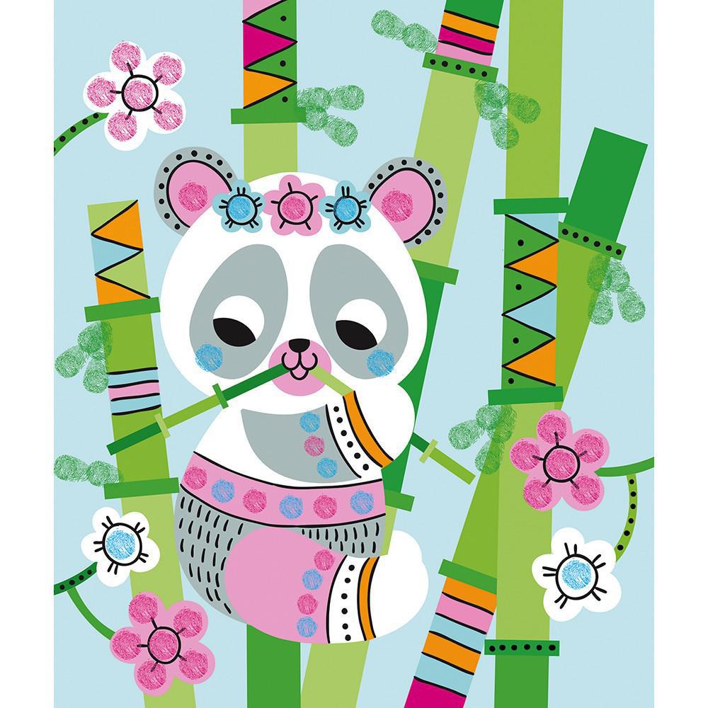 Creative Kit - Finger Inkpad Panda And His Friends Crafting Activity