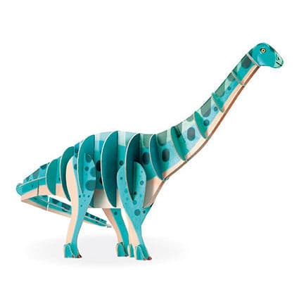 Dino - Diplodocus Multidimensional Puzzle-Puzzles - Cardboard-Janod-Yes Bebe