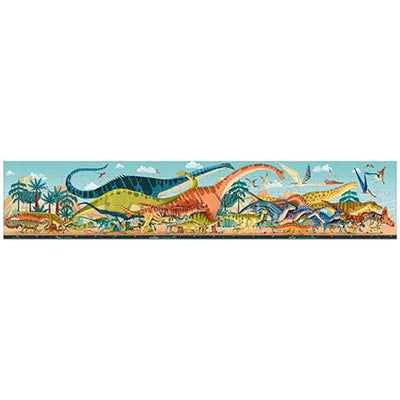 Dino - Panoramic Dino Puzzle-Puzzles - Cardboard-Janod-Yes Bebe