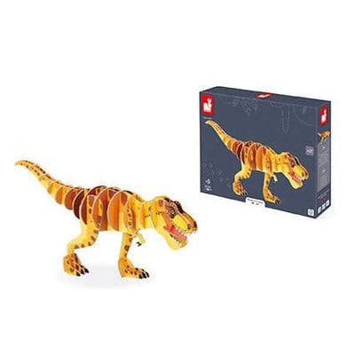 Dino - T-Rex Multidimensional Puzzle-Puzzles - Cardboard-Janod-Yes Bebe