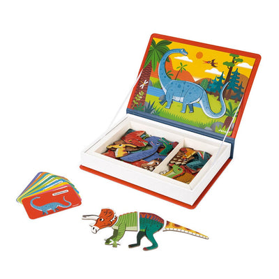 Dinosaur Magneti'Book Education Travel Game - 40 Magnets