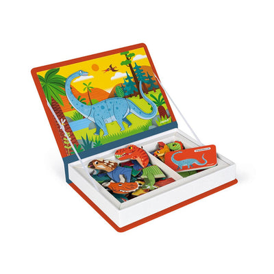 Dinosaur Magneti'Book Education Travel Game - 40 Magnets